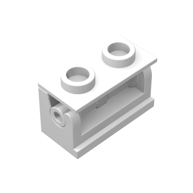Hinge Brick 1 x 2 with Top Plate-marstoy