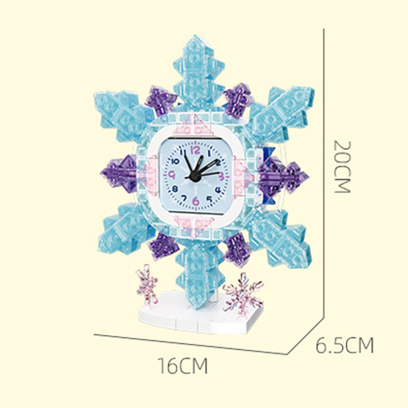 The Snowflake Clock-marstoy