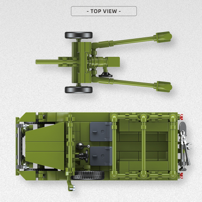 The American M3 37mm Anti-tank Gun/WC52-marstoy