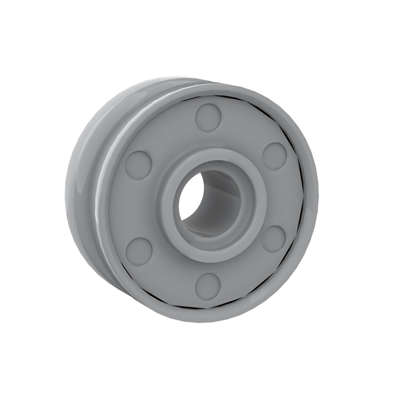 Wheel 18mm D. x 8mm with Fake Bolts and Shallow Spokes-marstoy