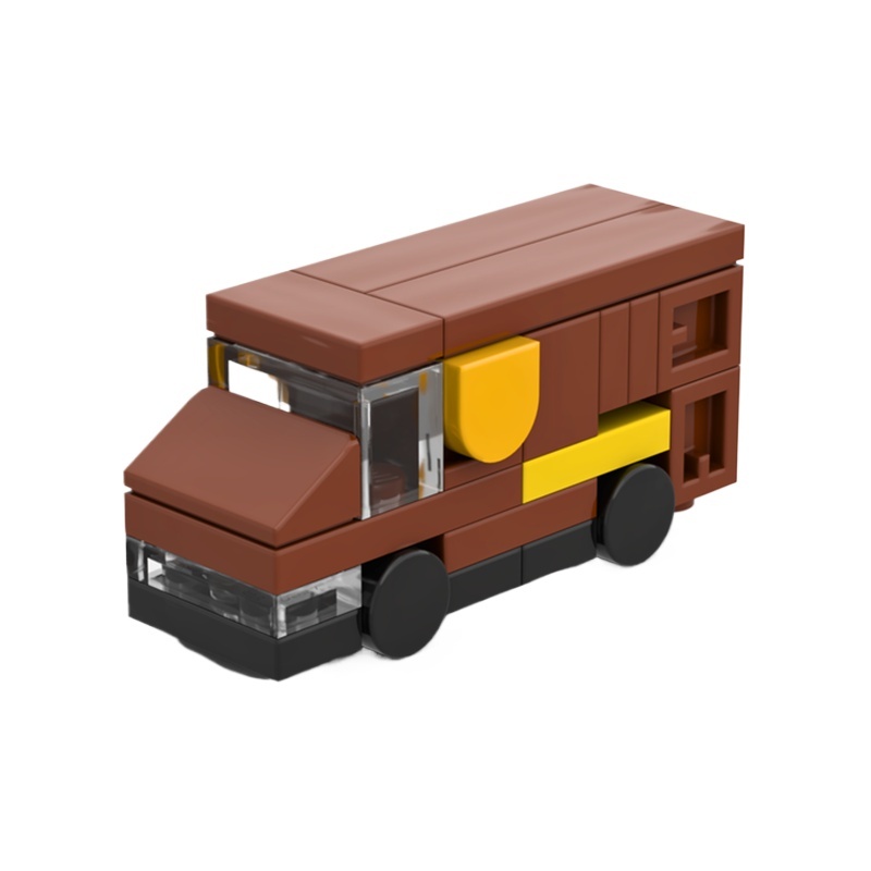 Moc The Micro UPS Delivery Truck-marstoy