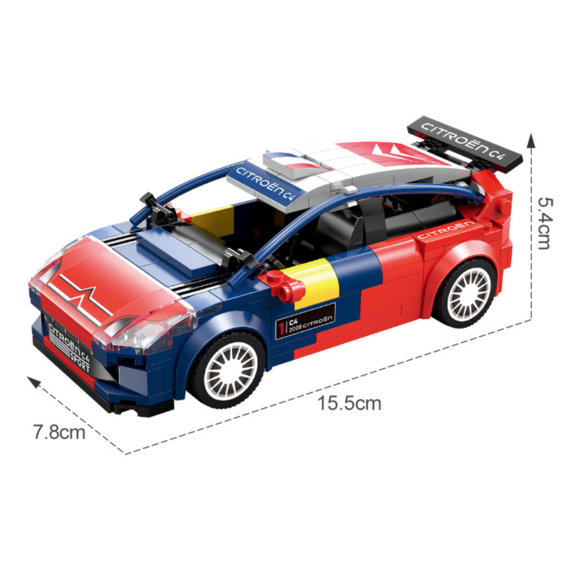 The 1:24 2008 Citroen C4 WRC-marstoy