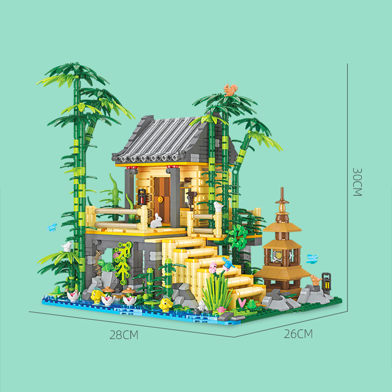 The Panda Bamboo Hut-marstoy