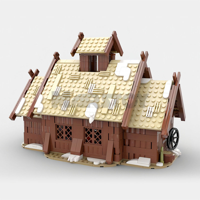 Moc The Viking Mead Hall-marstoy