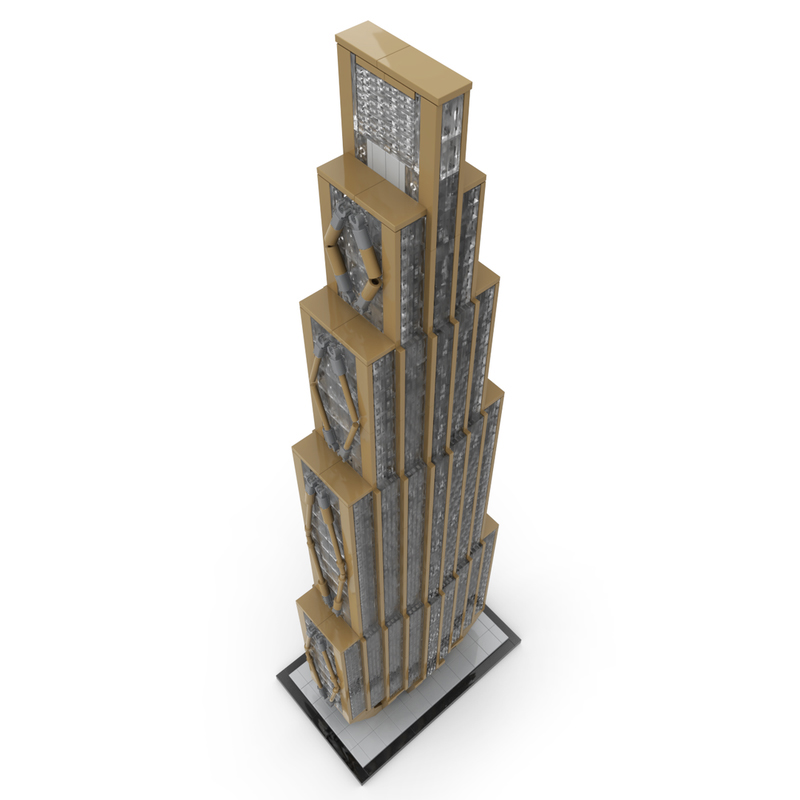 Moc The 270 Park Avenue 1:800 Scale-marstoy