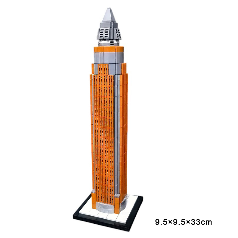 Moc The Messeturm (Messe Tower) 1:800 Scale-marstoy