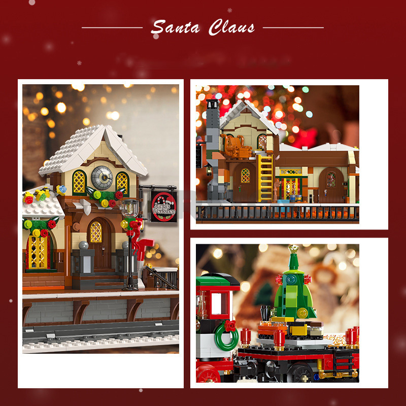 The Railway Station At Christmas-marstoy