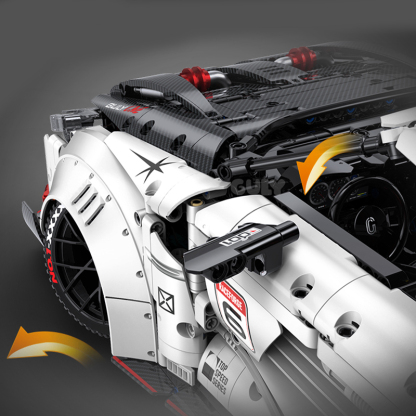 The Low-lying Nissan GT-R supercar 1:8-marstoy