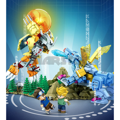 War Greymon VS Metal Garurumon-marstoy