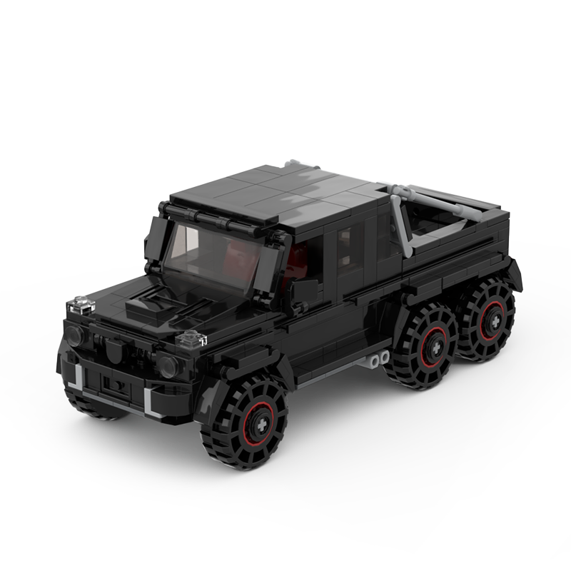 Moc The G63 AMG 6*6 - Black-marstoy