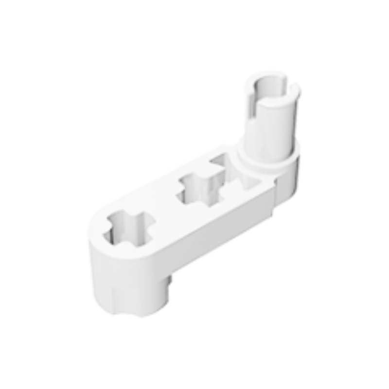 Technic Liftarm Modified Crank / Pin 1 x 3 - Axle Holes-marstoy