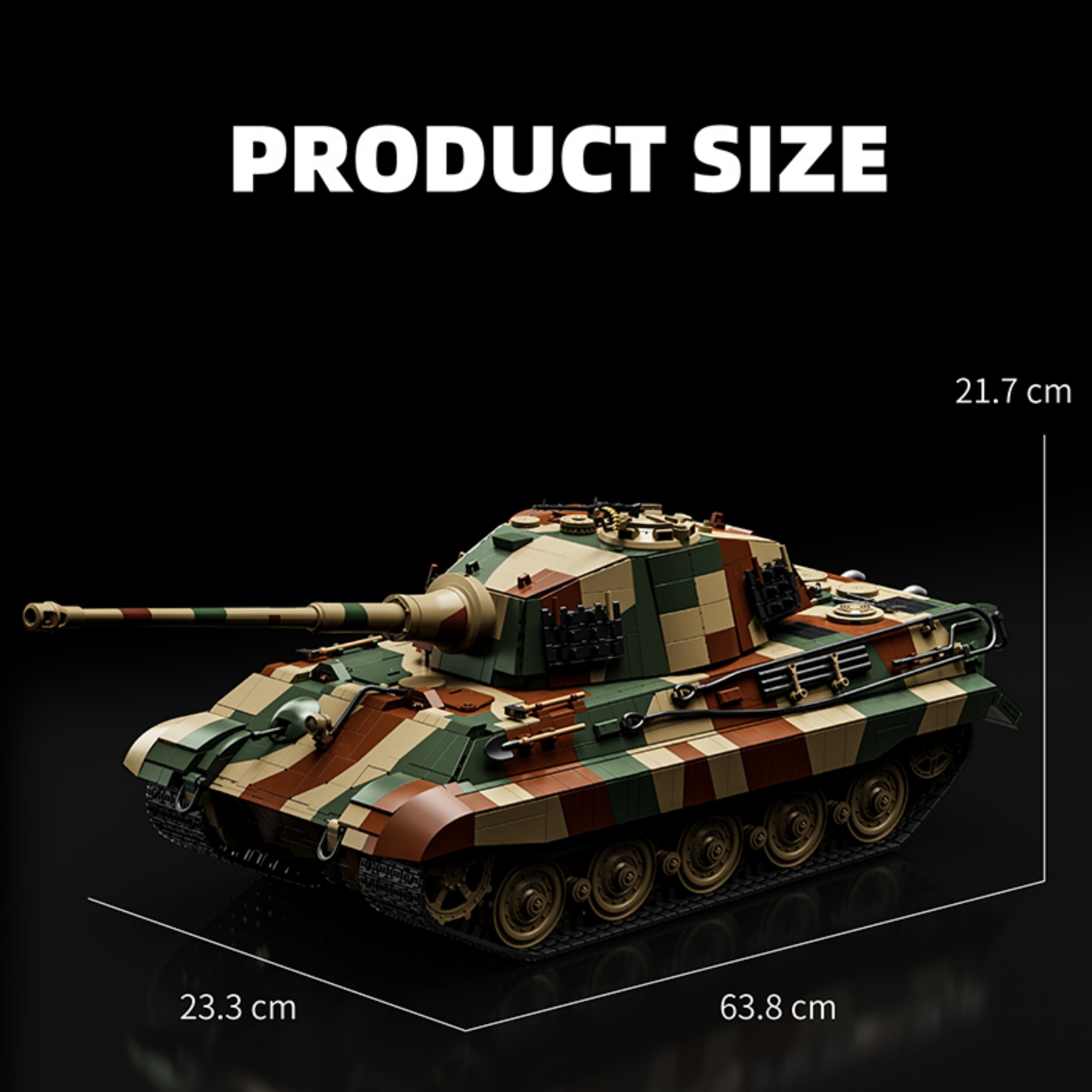 The 1: 16 Tiger King Tank