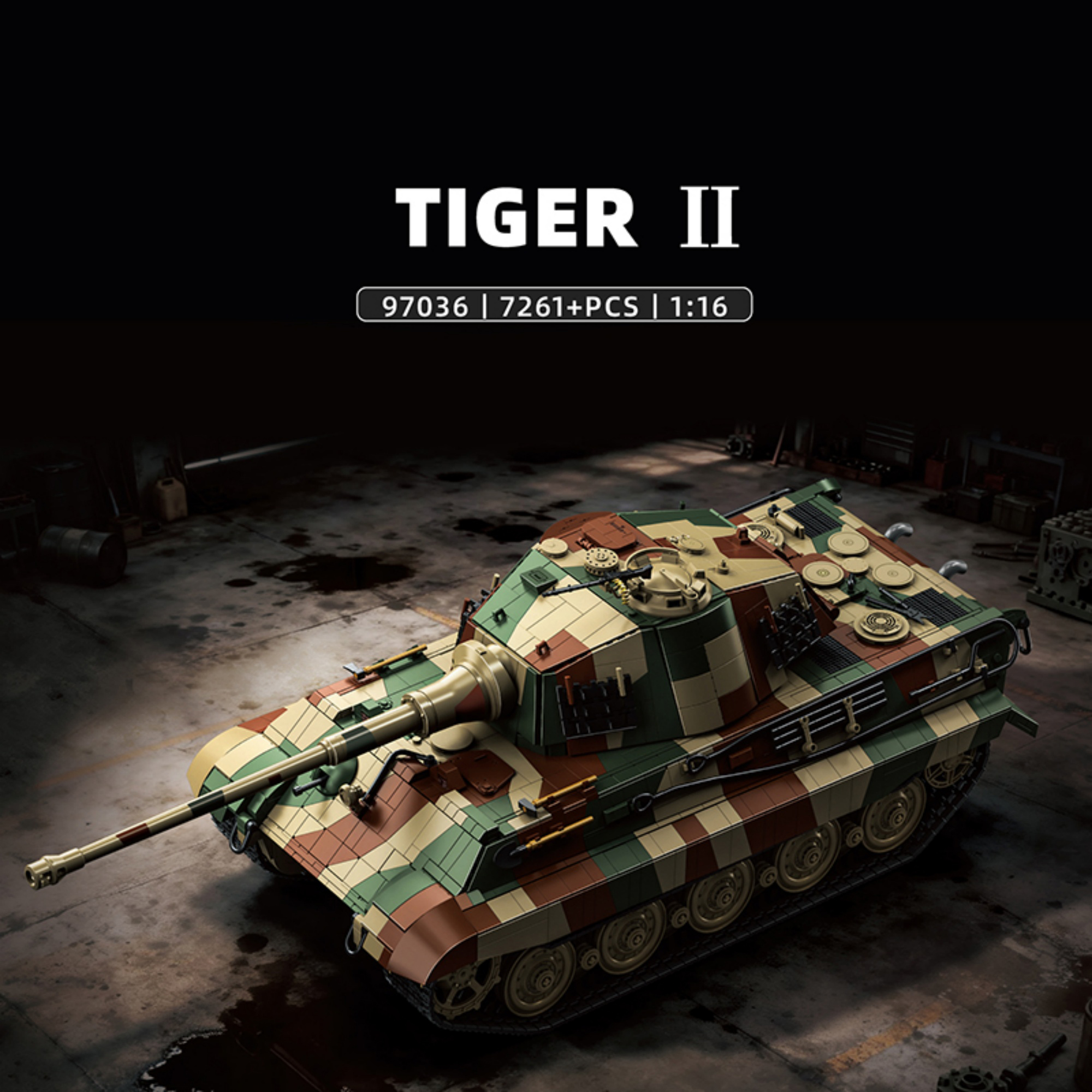 The 1: 16 Tiger King Tank
