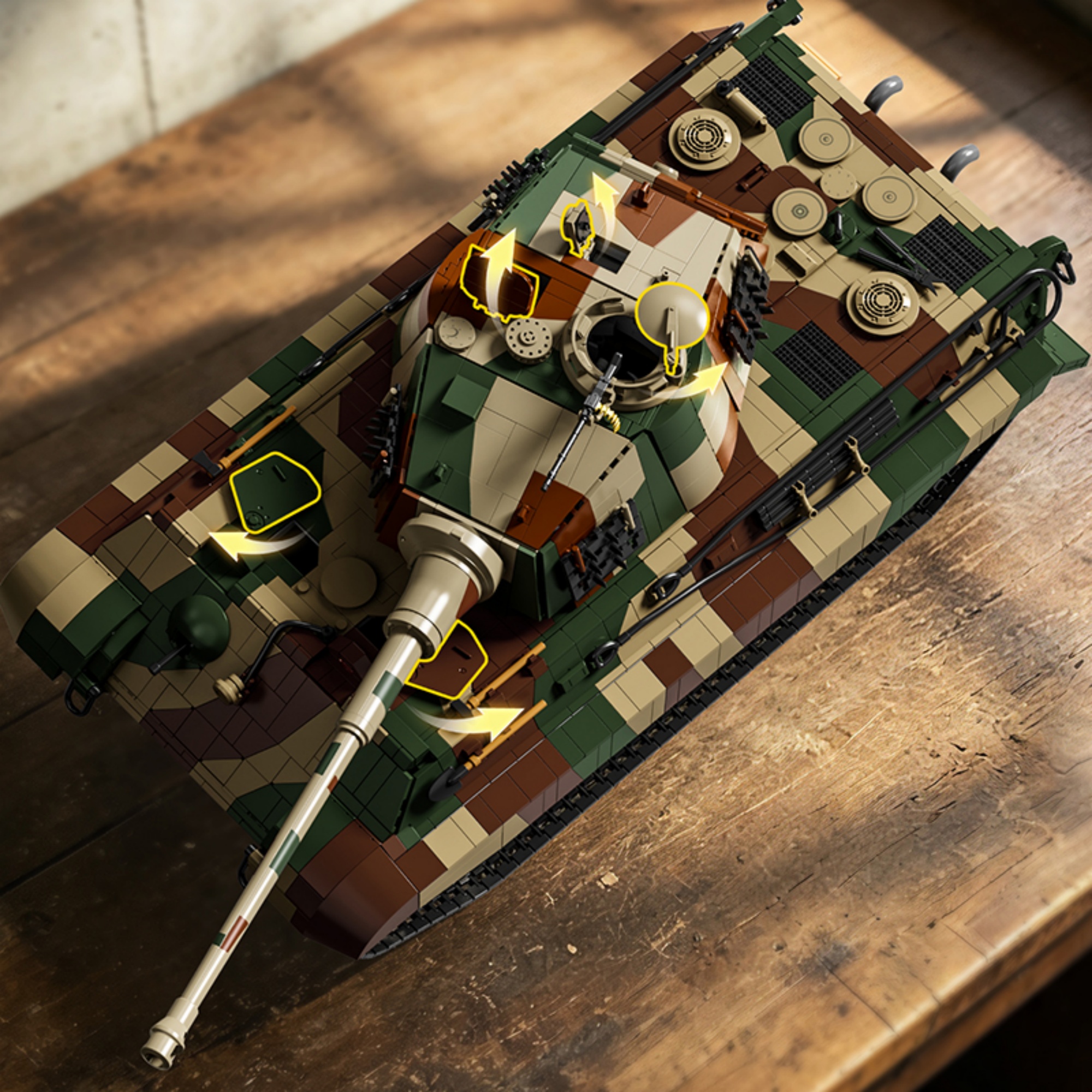 The 1: 16 Tiger King Tank