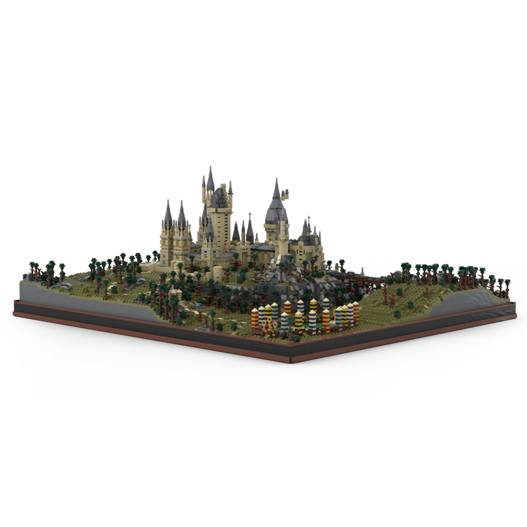 Moc The Harry Potter Hogwarts Castle Epic Detailed Build