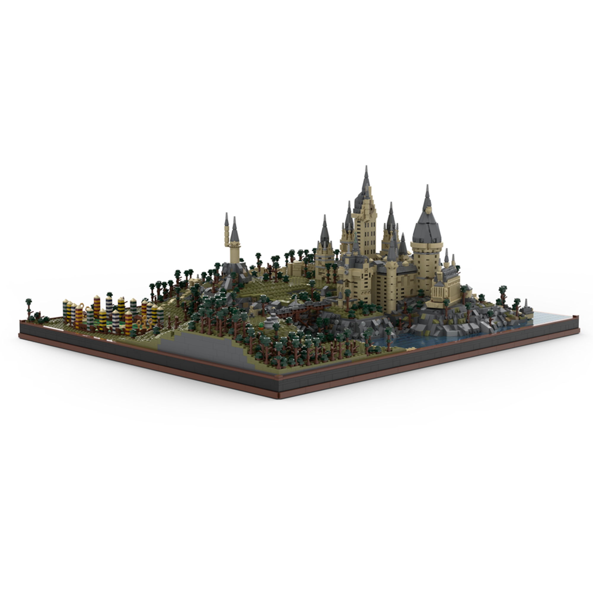 Moc The Harry Potter Hogwarts Castle Epic Detailed Build