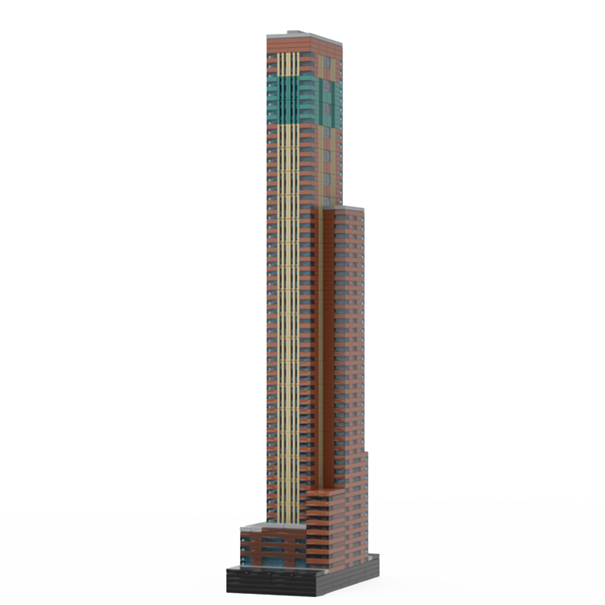Moc The Carnegie Hall Tower at 1/650th Scale
