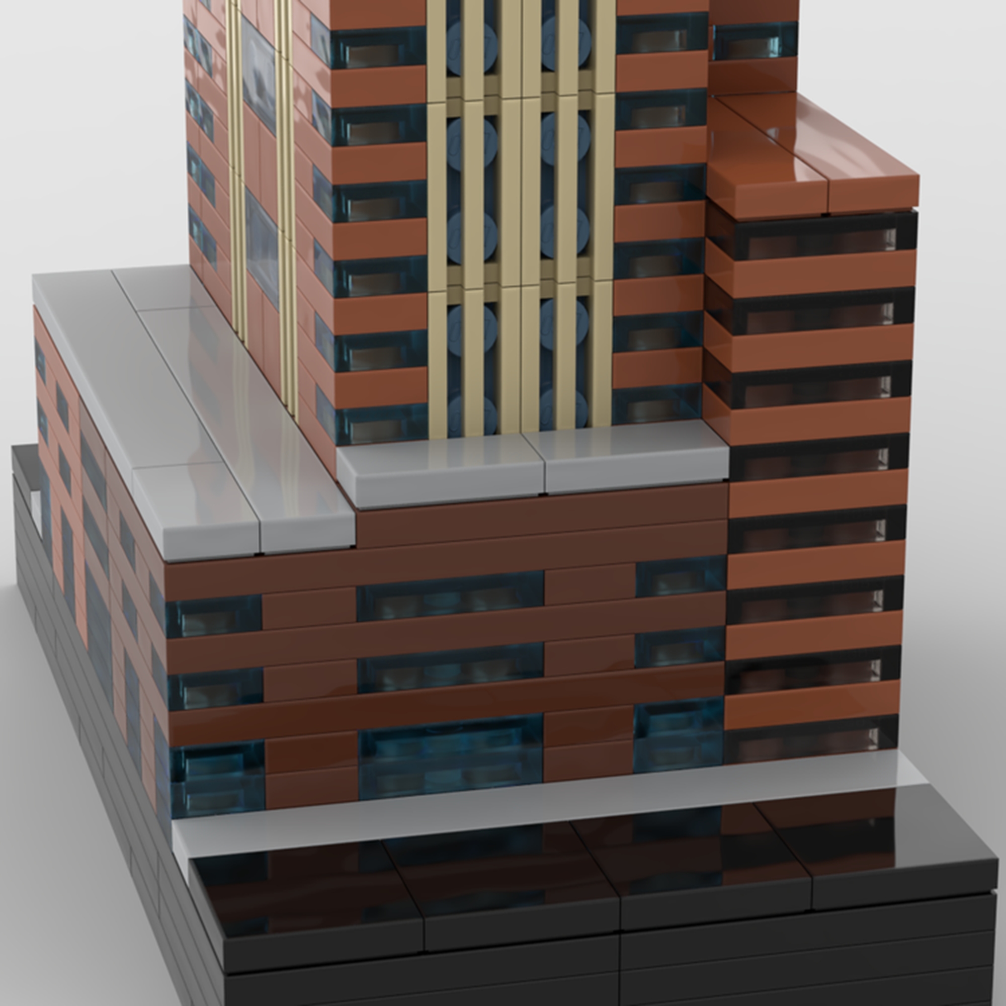 Moc The Carnegie Hall Tower at 1/650th Scale