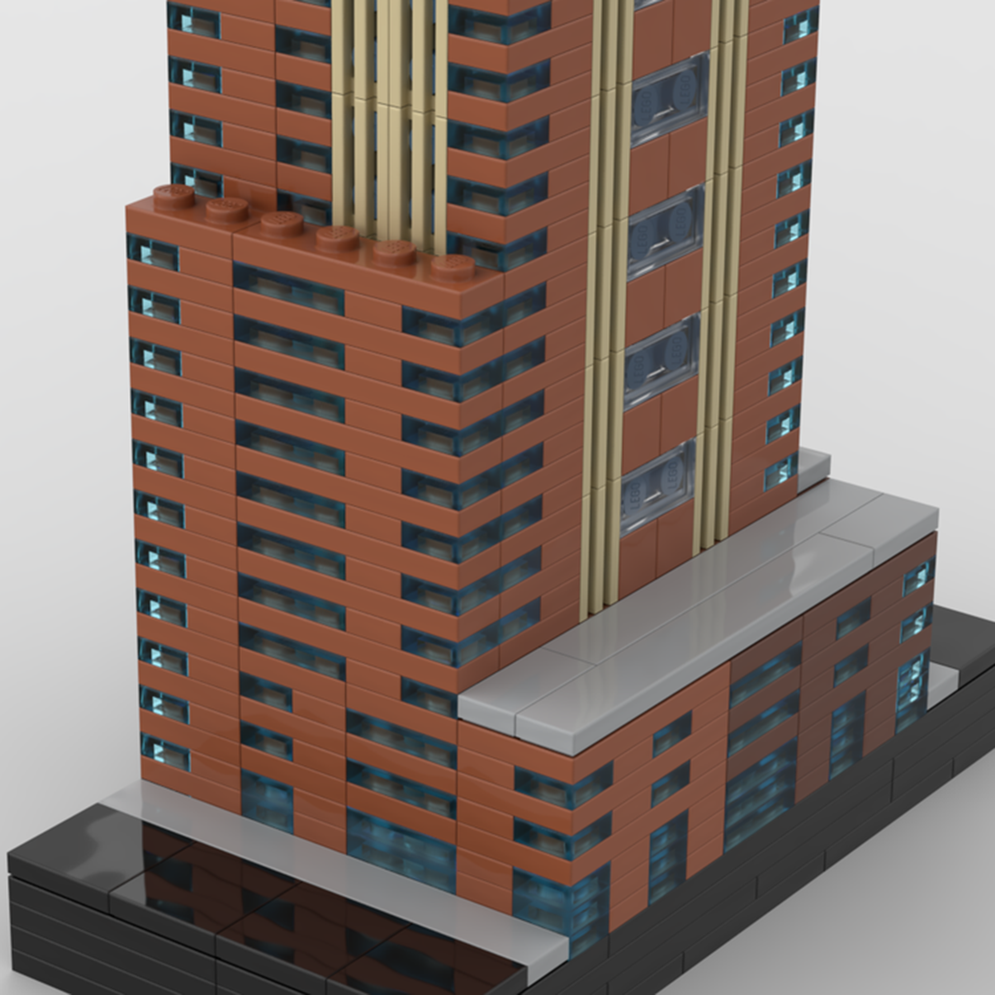 Moc The Carnegie Hall Tower at 1/650th Scale
