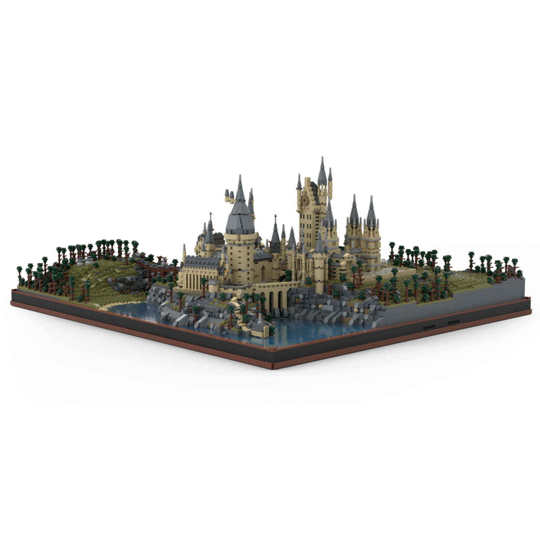 Moc The Harry Potter Hogwarts Castle Epic Detailed Build