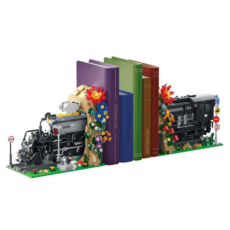 The Steam Locomotive Bookends-marstoy
