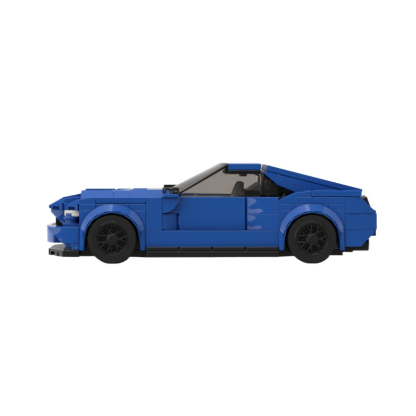 Moc The Ford Mustang - Blue-marstoy