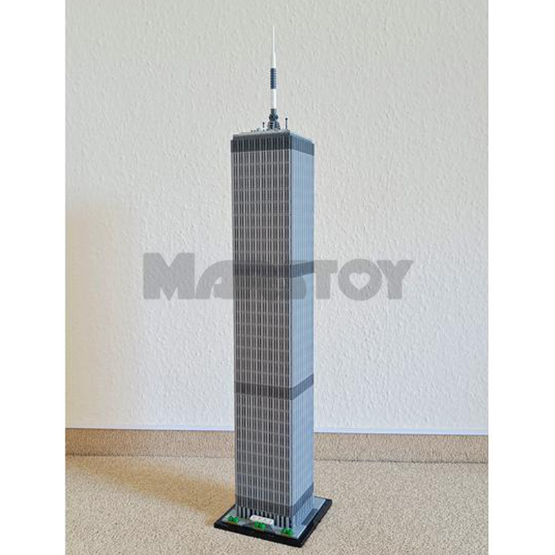 Moc The World Trade Center 1:800 Scale-marstoy