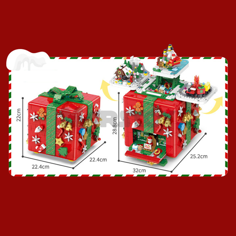 The Christmas Surprise Gift Block-marstoy
