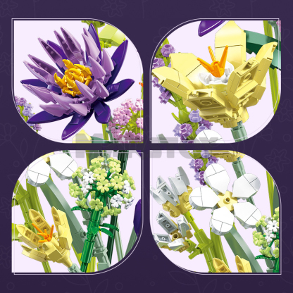 The Tropical Flower Bouquet-marstoy