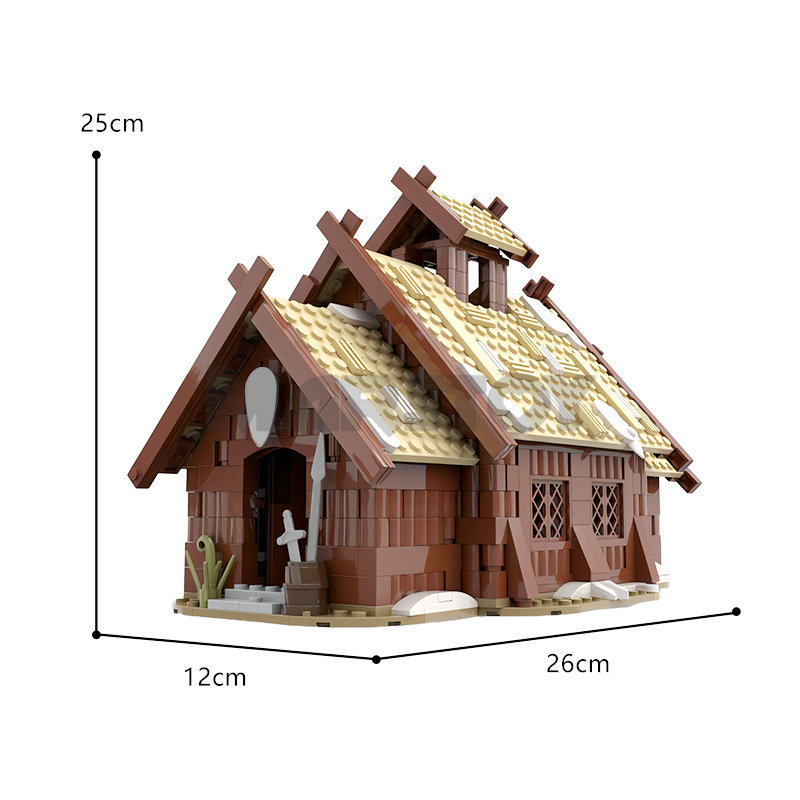 Moc The Viking Mead Hall-marstoy