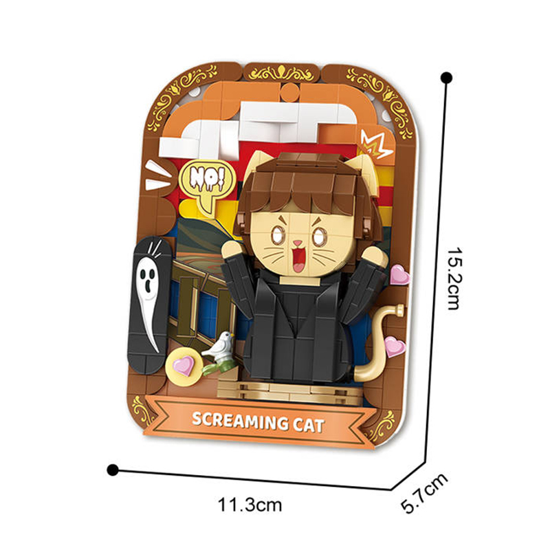 The Decorative Painting：Screaming Cat-marstoy