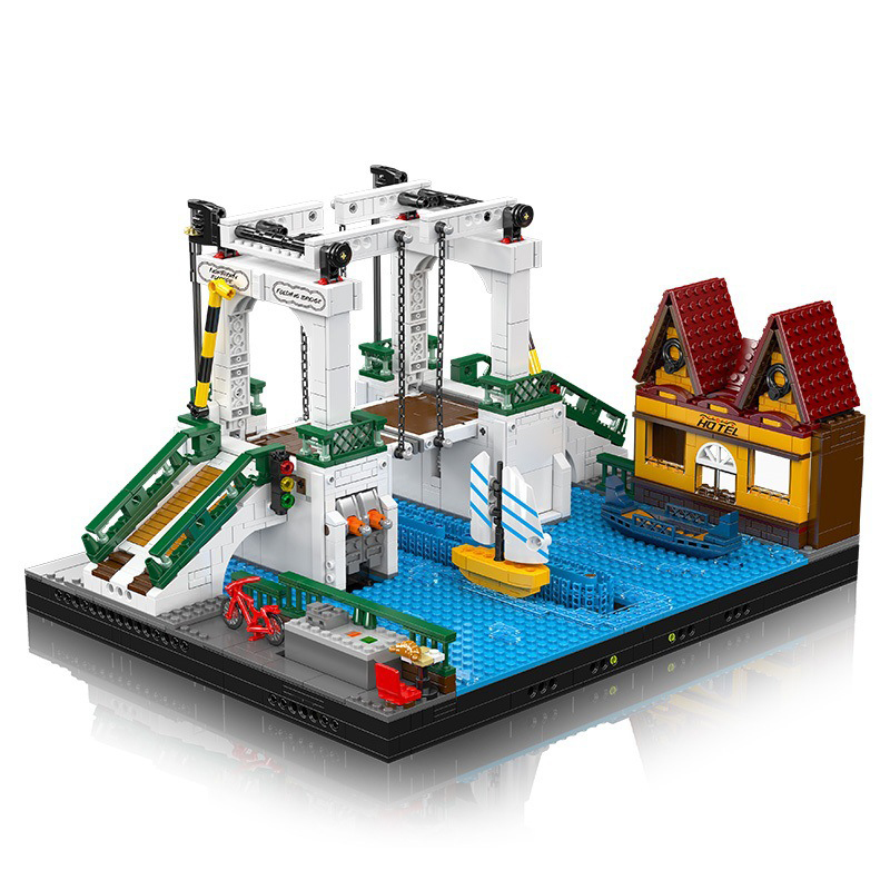 The Nordic Town Folding Bridge-marstoy