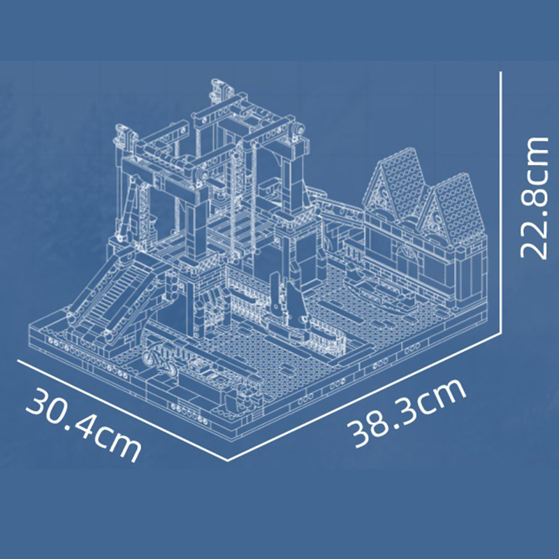 The Nordic Town Folding Bridge-marstoy