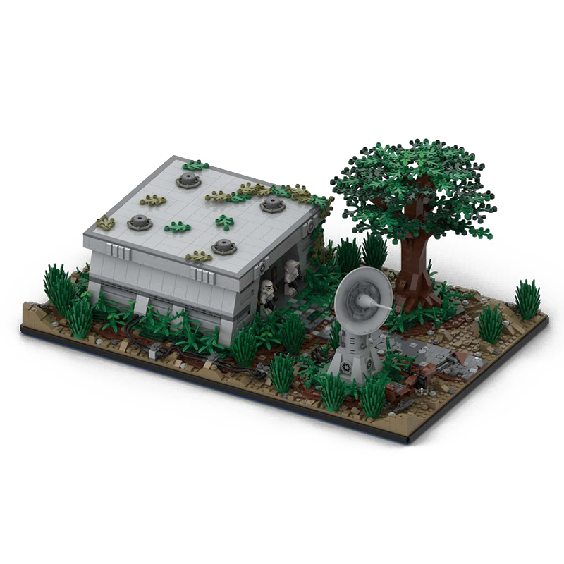 Moc The Imperial Scout Bunker Endor-marstoy