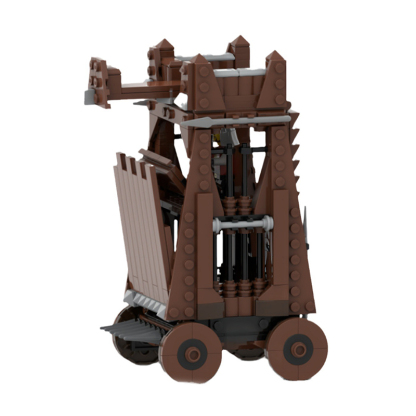 Moc The Medieval Siege Tower without Minifigure-marstoy