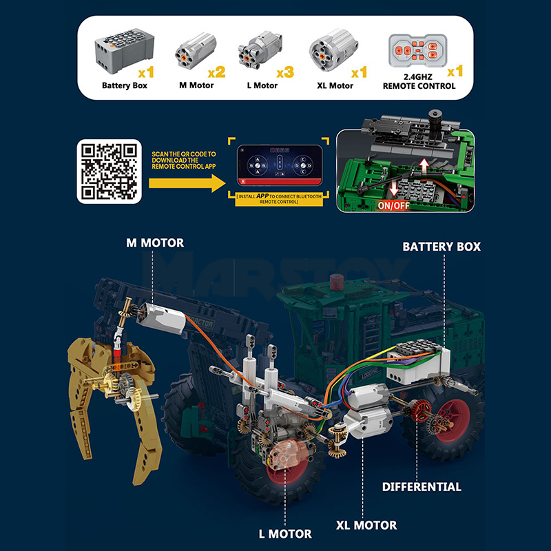 The Log Skidder Tractor-marstoy