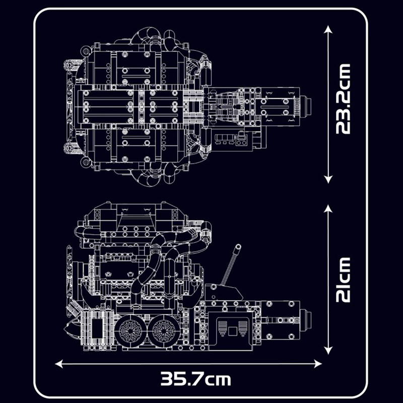 The BUG Supercar W16 Engine + Transmission-marstoy