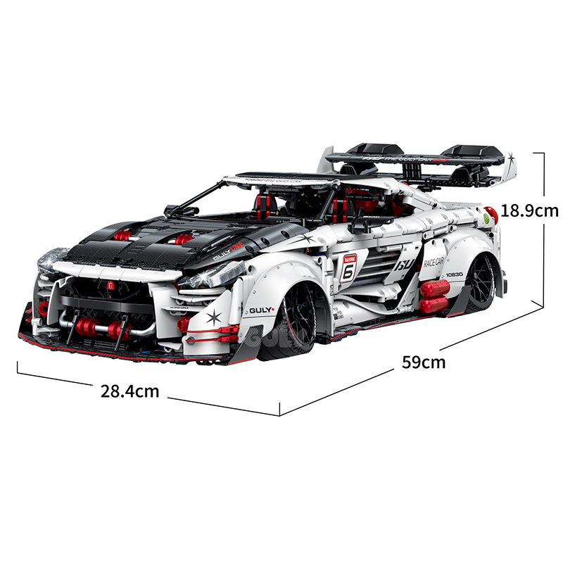 The Low-lying Nissan GT-R supercar 1:8-marstoy