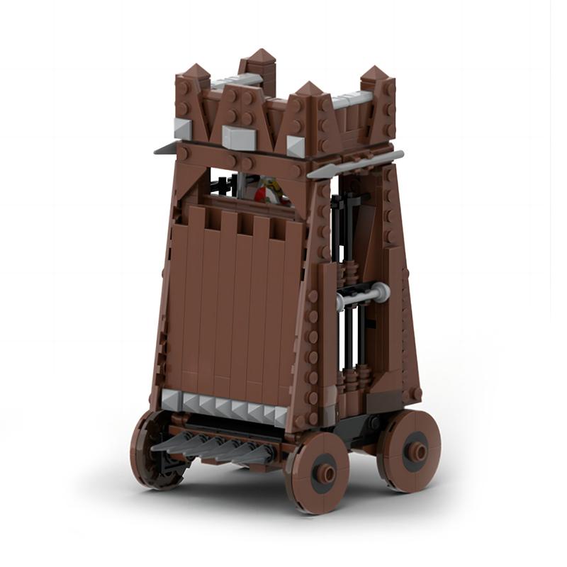 Moc The Medieval Siege Tower without Minifigure-marstoy