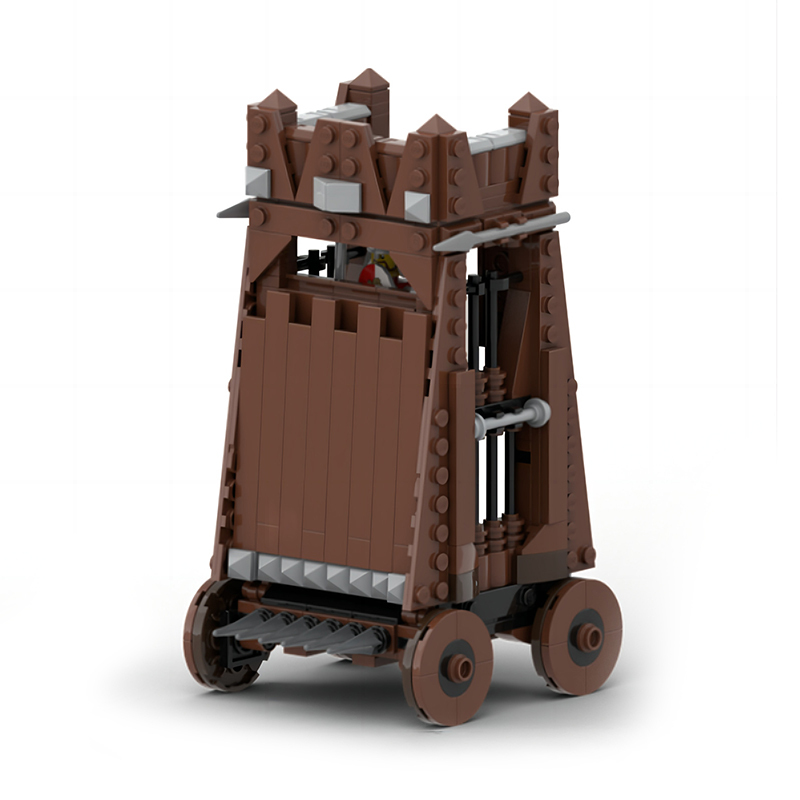 Moc The Medieval Siege Tower without Minifigure-marstoy