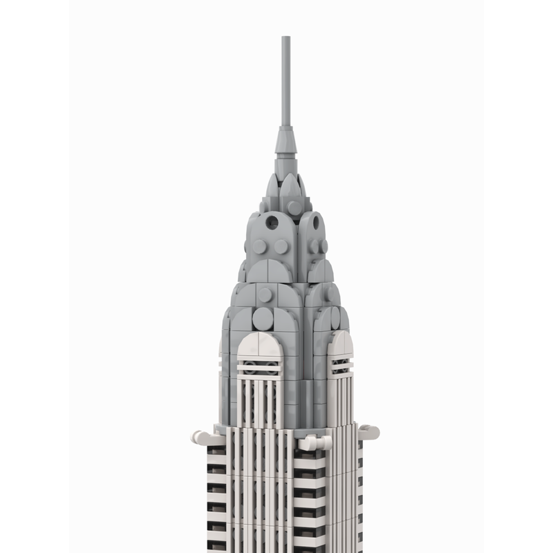 Moc The Chrysler Building 1:800 Scale-marstoy