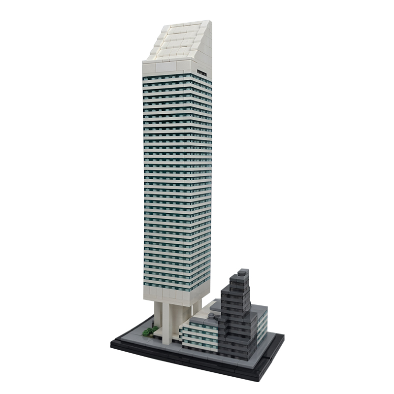 Moc The Citigroup Center (Citicorp Center) 1:800 Scale-marstoy