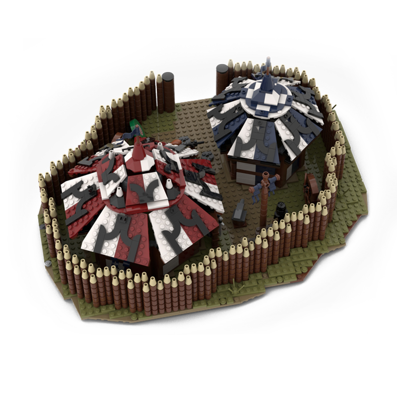 Moc The Medieval Mercenary Camp-marstoy