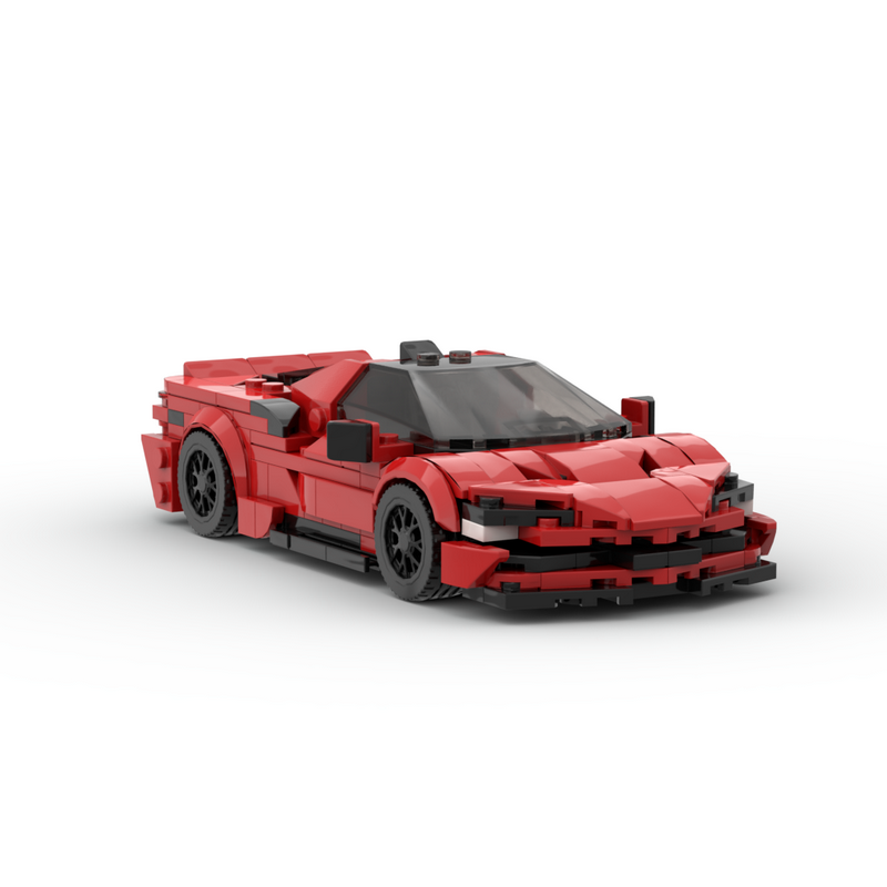 Moc The Ferrari SF90 - Red-marstoy