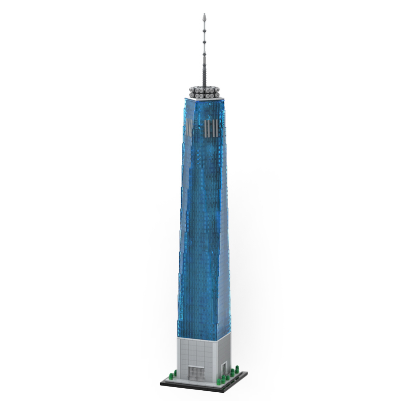 Moc The One World Trade Center 1:800 Scale-marstoy