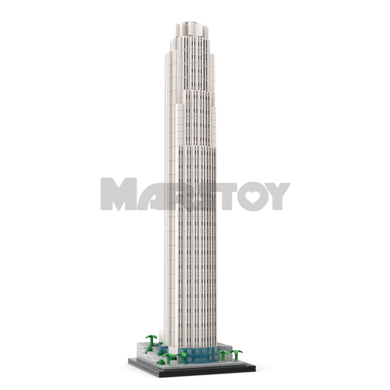 Moc The U.S. Bank Tower 1:800 Scale-marstoy