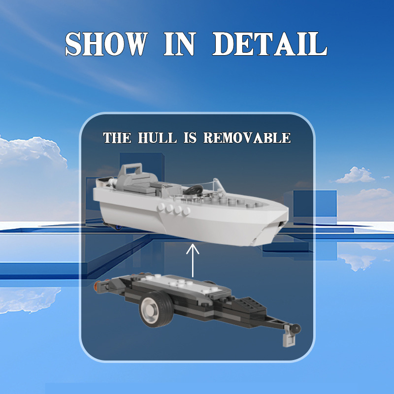 The Trailer With Speedboat-marstoy