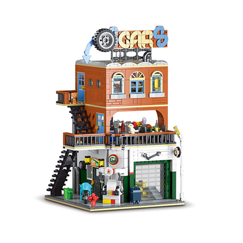 The Auto Repair Shop 2 in 1-marstoy