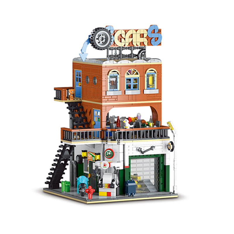 The Auto Repair Shop 2 in 1-marstoy