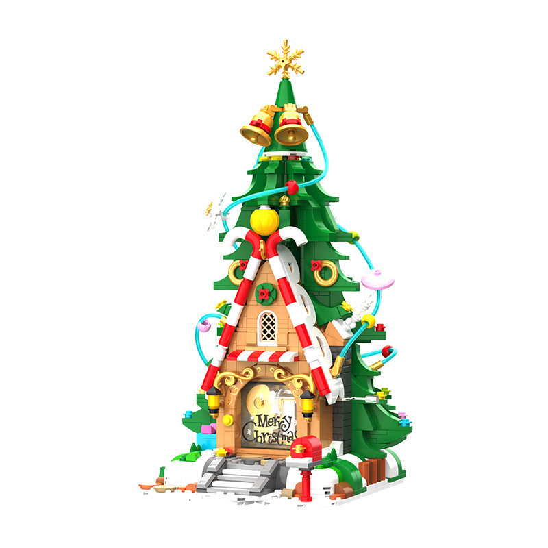 The Christmas Elf Tree House-marstoy